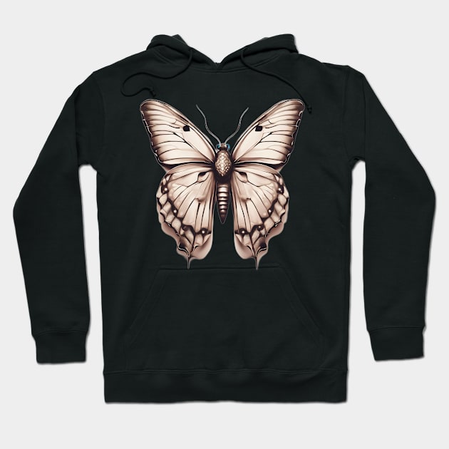 Butterfly the moth with beautiful and magical wings Hoodie by Marccelus